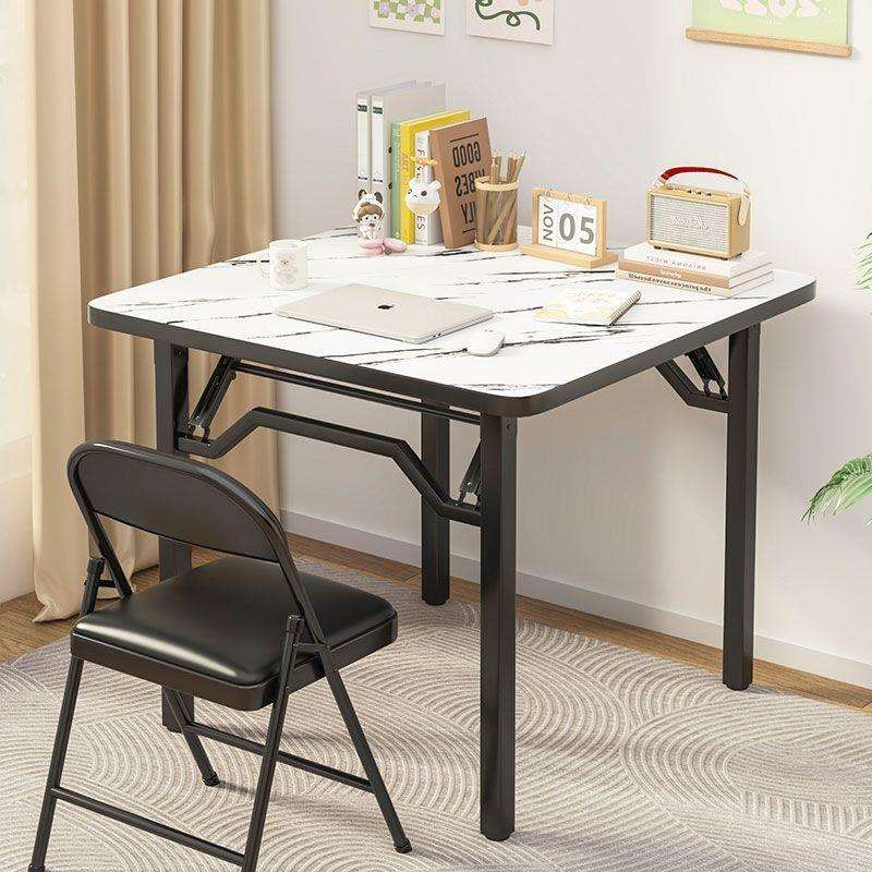 可折叠桌子餐桌家用小户型吃饭桌子烤火桌子正方形出租屋简易桌子