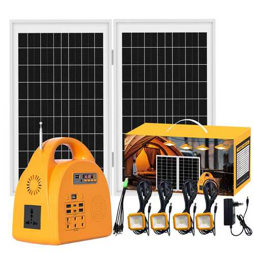 Portable solar power systemWith Bluetooth&radio function150w