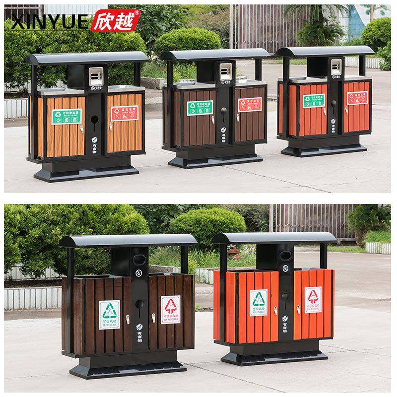 户外垃圾桶不锈钢环卫分类大号室外小区公园景区商用垃圾箱果皮箱
