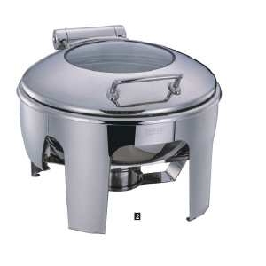 YUFEH宇辉 1040C长方形液压翻盖可视自助餐炉电加热保温炉布菲炉