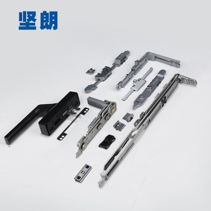广东坚朗把手隐形铰链内开内倒90度坚朗隐藏式内开内倒五金件