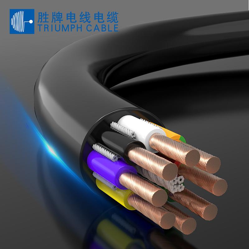 柔性拖链伺服编码器线TRVV5*0.75伺服动力线500万次快速移动力线