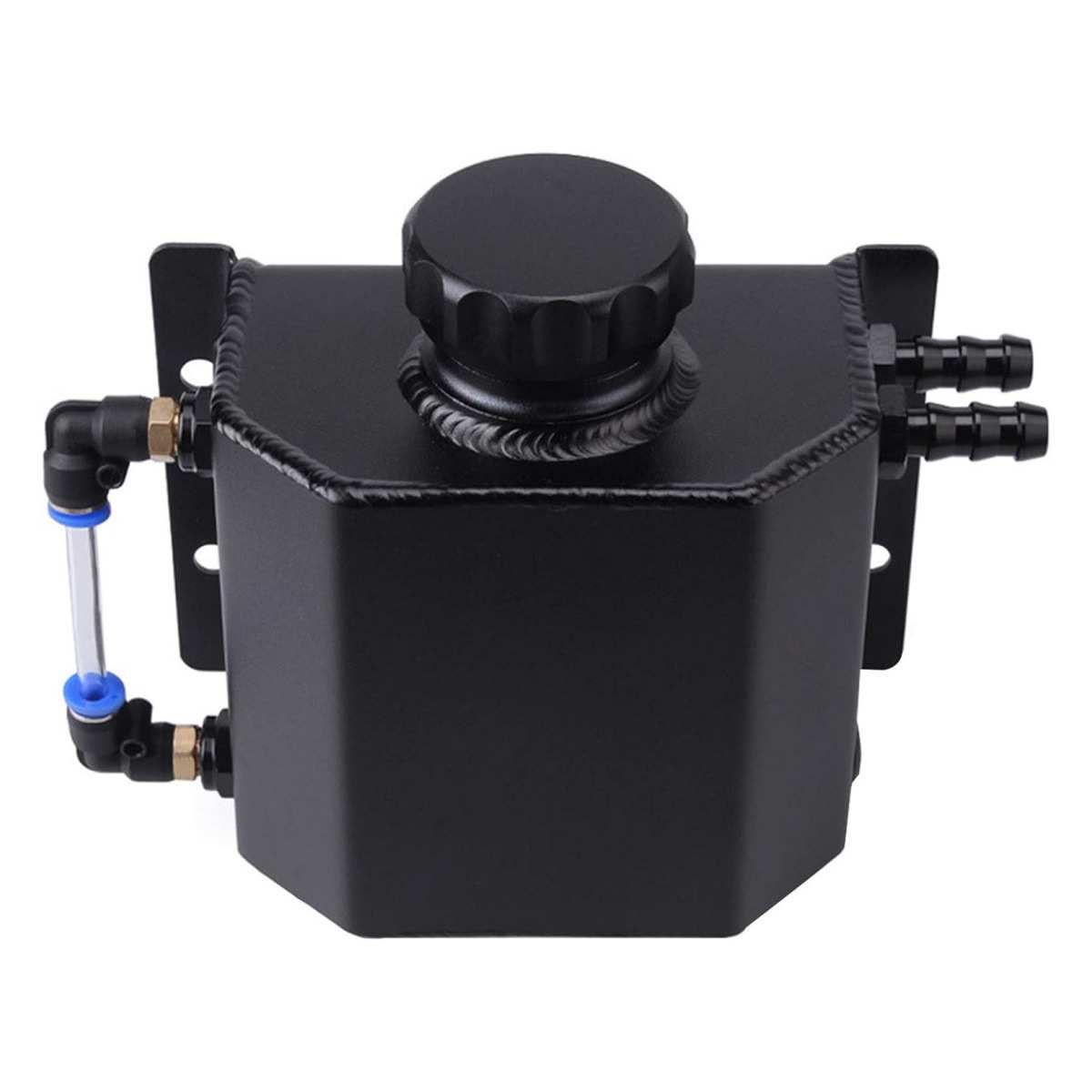 汽车改装 1L/2L方型透气机油壶膨胀冷却壶溢流溢壶铝合金通用款