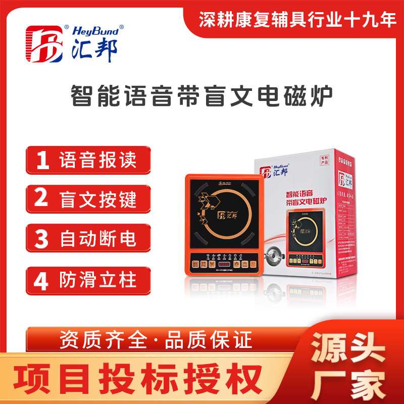 AI智能无障碍康复辅具老年人低视力盲人语音盲文闪光盲文电磁炉