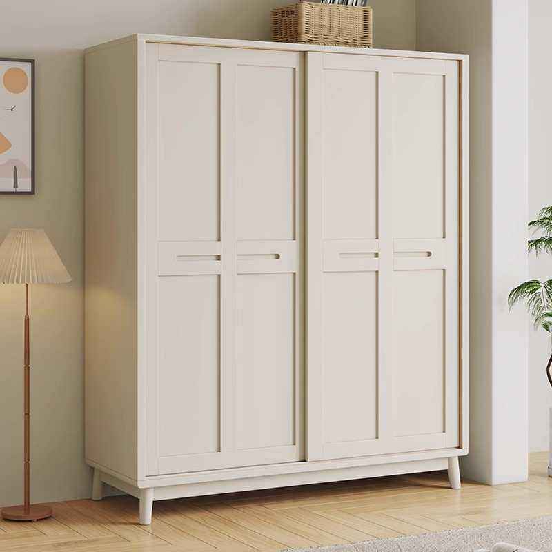 奶油风推拉门实木衣柜两门现代简约家用小户型卧室收纳柜大衣橱,模玩/动漫/周边/娃圈三坑/桌游,模型制作工具/辅料耗材,淘宝优惠券,粉丝福利购,淘宝优惠卷