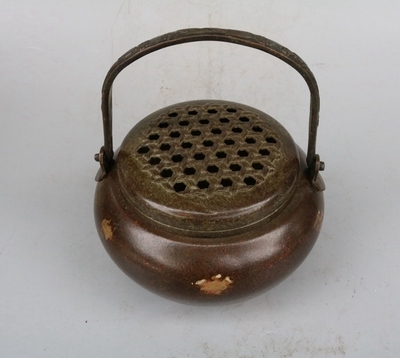 精品纯铜手炉怀炉暖手炉碳手炉提梁手炉纯铜Y手炉小手炉