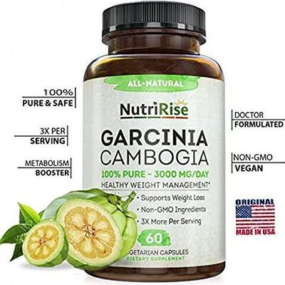 100% Pure Garcinia Cambogia Extract with HCA for Fast Fat Bu