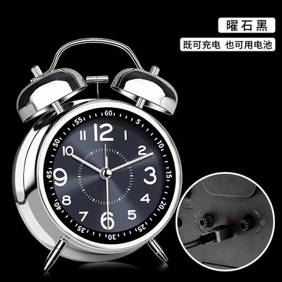 2025新款机械闹钟学生老人专用起床困H难户神器强力大音量叫醒闹