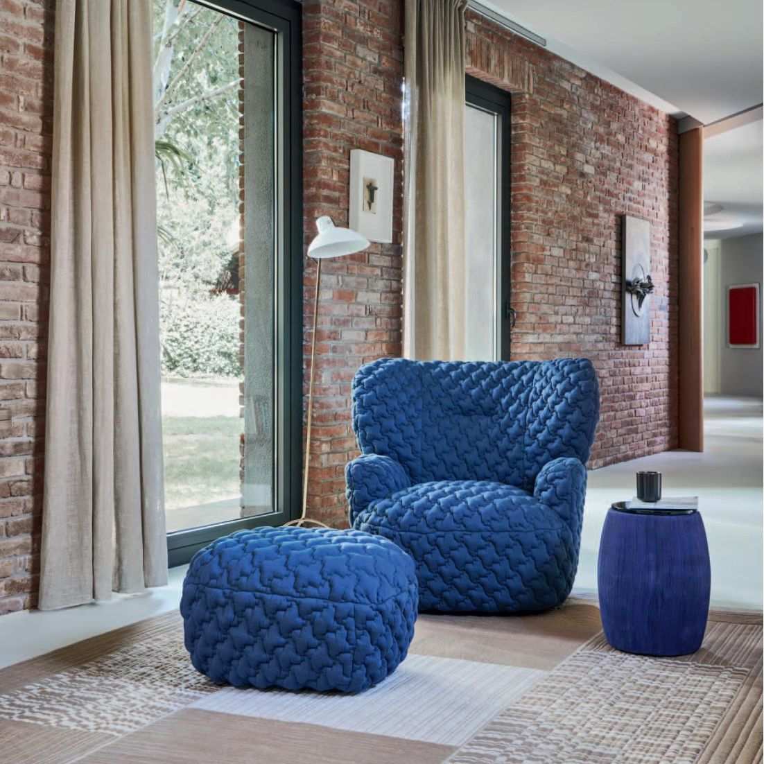 北欧设计师客厅单人沙发椅酒店公寓民宿大堂休息区休闲区接待椅子