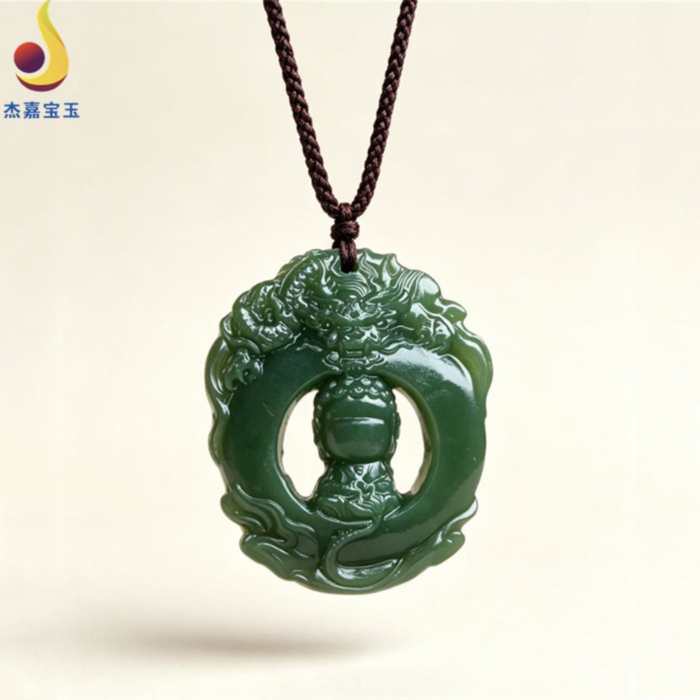 真品和田玉生肖龙玉吊坠男士女士仿古龙锁骨玉坠玉石挂件玉器玉佩