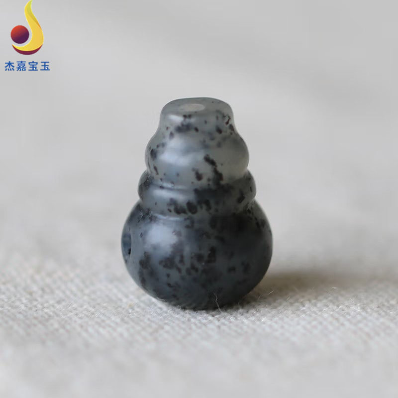 手工制作和田三通青花佛头佛塔一体文玩佛珠念珠diy串珠男女证书