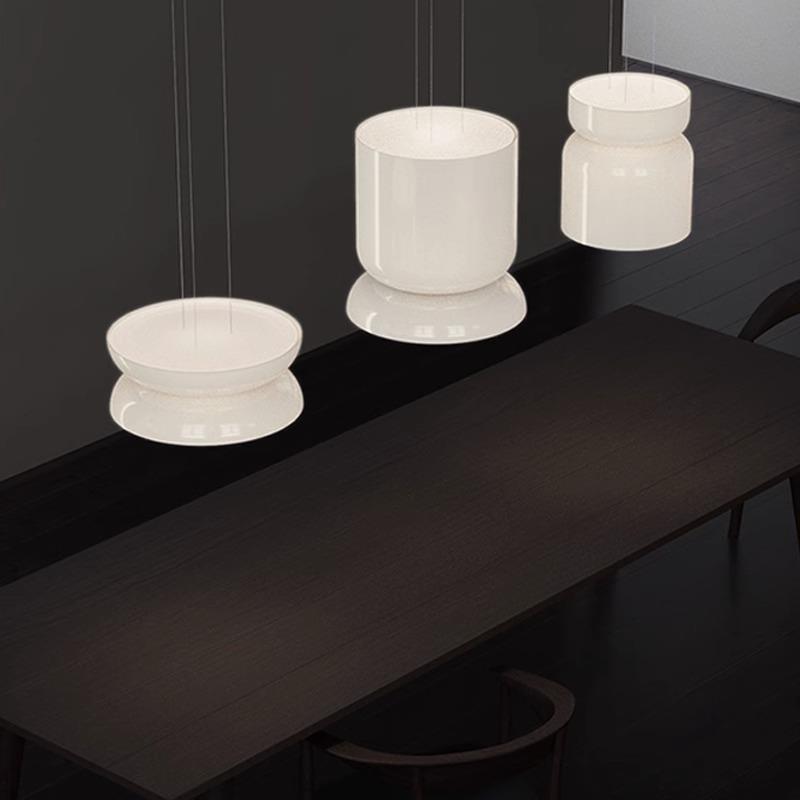 北欧极简Pablo totem餐厅吊灯蛋白石轻法式玻璃卧室书房岛台灯具