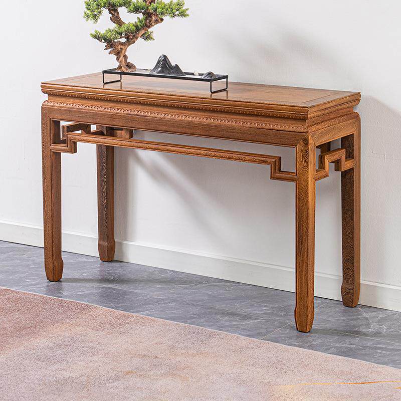 艺铭天下鸡翅木实木平头案客厅供桌香案家用中式简约现代佛台条案