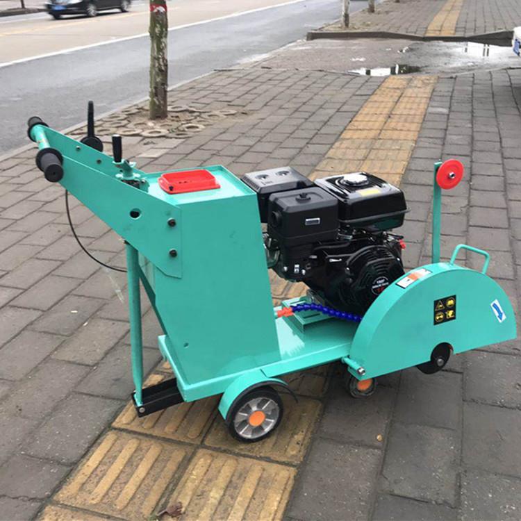 HLQ-500型18CM汽油机动力混凝土路面切割机13马力水泥地面切缝机