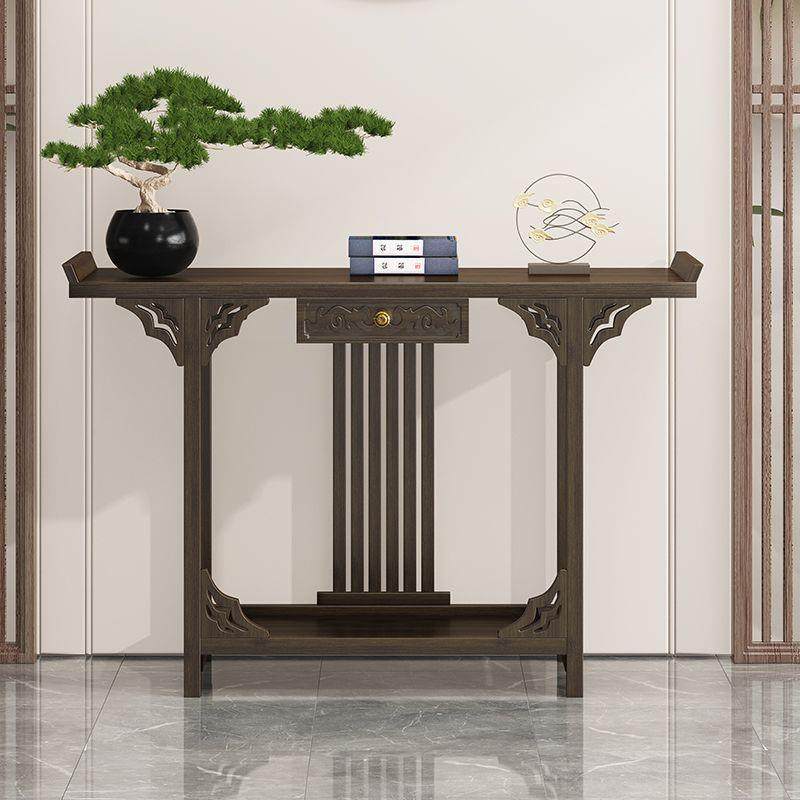 新中式非实木供桌香案家用佛台神台案台农村中堂柜贡台香新款