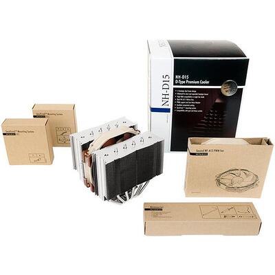 猫头鹰 NH-D15 多平台CPU散热器115X 2011 AMD平台双风扇