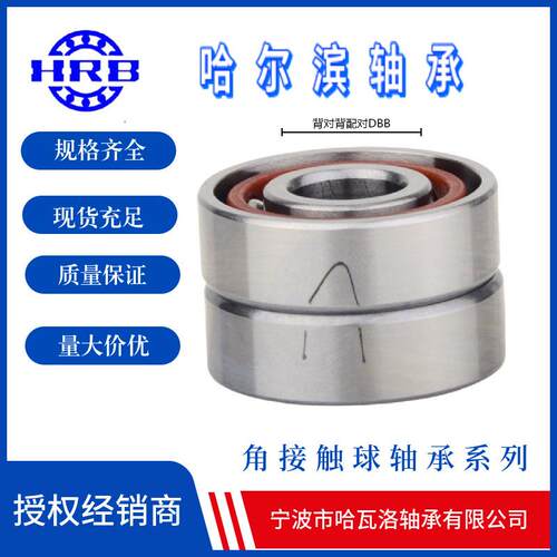 HRB 7201AC-2RZ/P5DBB 哈尔滨角接触轴承 内径12mm 外径32mm 厚1