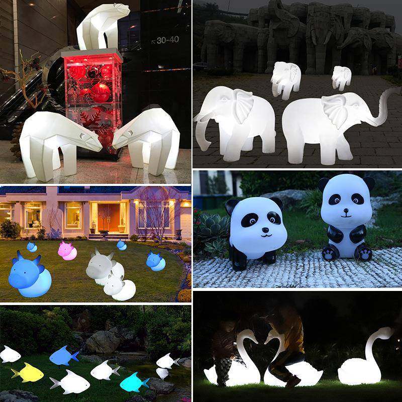 园林景观仿真发光大象鱼熊猫北极熊摆件灯动物雕塑景区楼盘装饰品,家装灯饰光源,景观庭院灯饰,淘宝优惠券,粉丝福利购,淘宝优惠卷