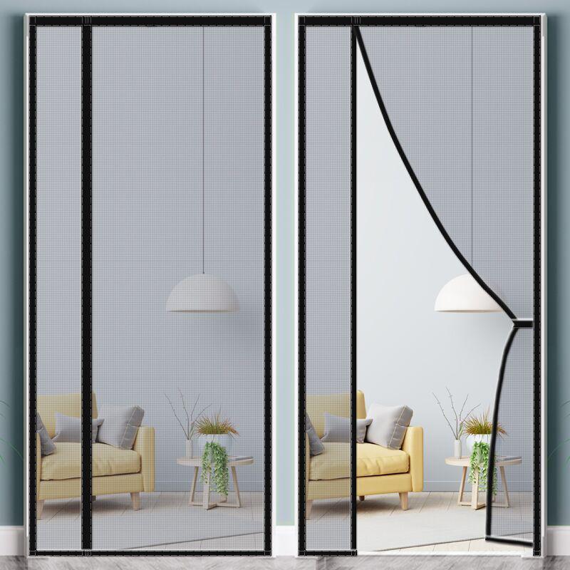 纱门防蚊门帘蚊帐推n拉式金刚网全磁条入户门大门夏天磁吸自吸纱