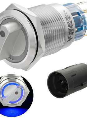 ZJWZJH 3 位旋转开关 19mm 3\/4