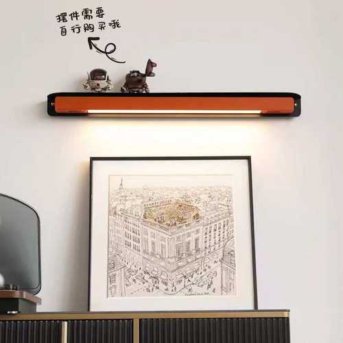 可置物壁灯中古风长条客厅沙发背景墙灯复古美式卧室主卧床头壁灯