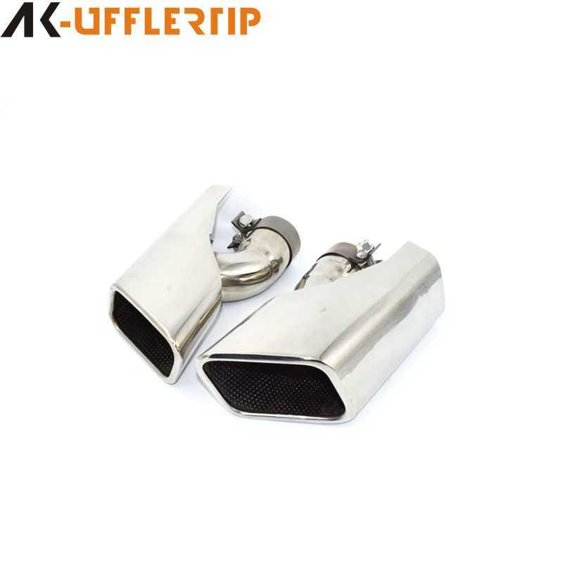 适用10-13路虎揽胜柴油行政版尾喉不锈钢改装排气管方形大口尾喉