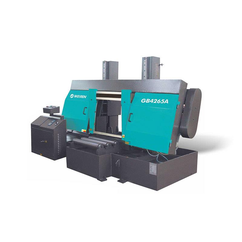 GB4265A-卧式带锯机切割钢筋铝材金属双立柱液压数控卧式带锯床