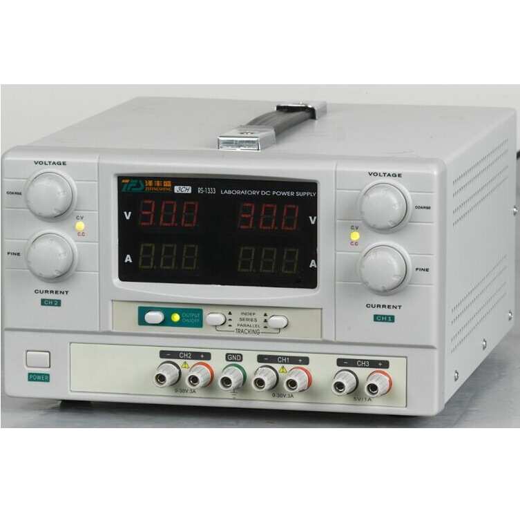 供应泽丰盛/南燕RS1332三路直流稳定电源两路0-30V/2A（图）