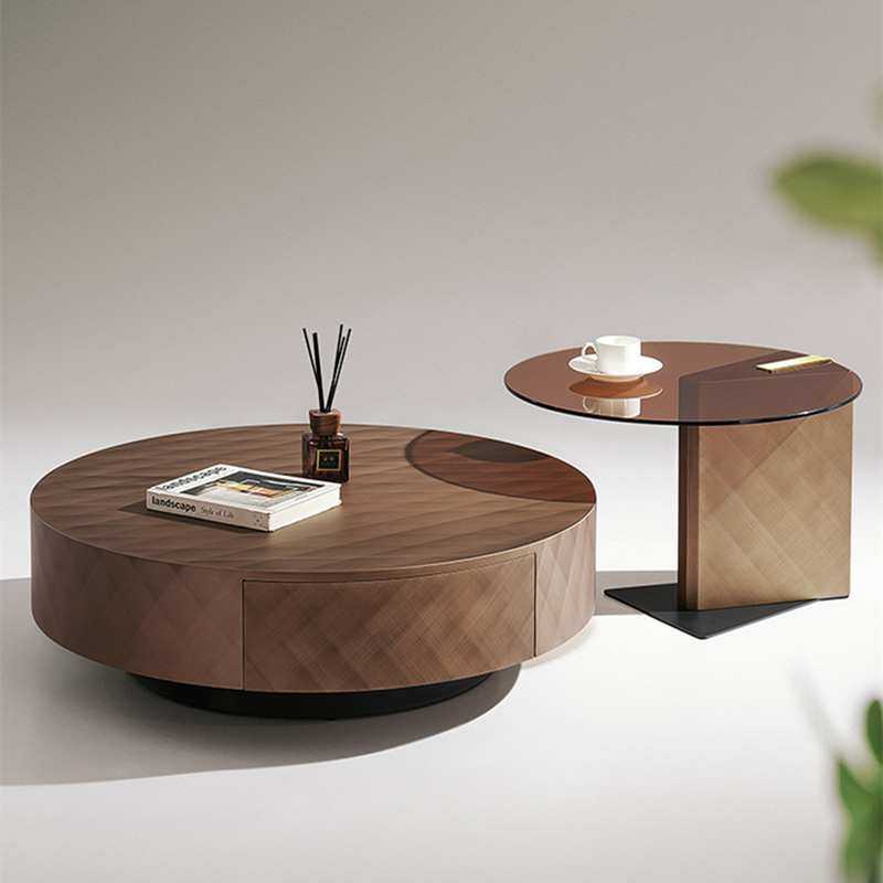 轻奢圆形茶几组合现代简约客厅家用小户型玻璃边几设计师网红茶几,模玩/动漫/周边/娃圈三坑/桌游,模型制作工具/辅料耗材,淘宝优惠券,粉丝福利购,淘宝优惠卷