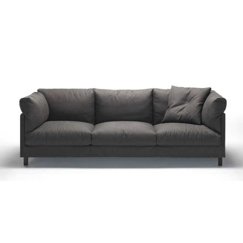 布艺极简沙发海绵乳胶布艺沙发北欧现代简约风轻奢沙发舒适