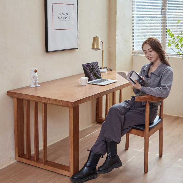 全实木双人学习桌简约家用电脑桌办公会议桌原木靠墙长条桌老板桌,模玩/动漫/周边/娃圈三坑/桌游,模型制作工具/辅料耗材,淘宝优惠券,粉丝福利购,淘宝优惠卷