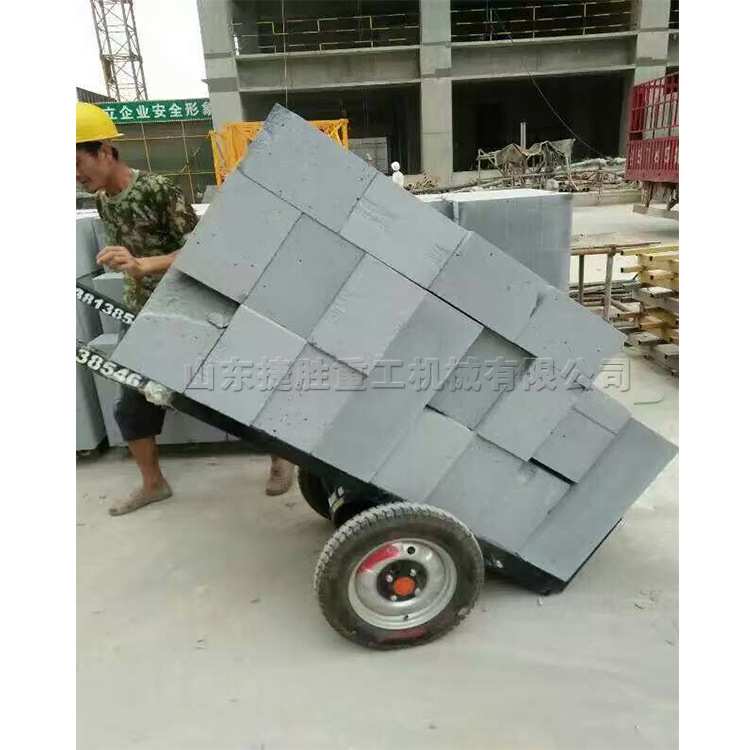 两轮手推平板车 电动拉砖车 带防震带转向功能物流车 现货直销