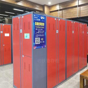 滑雪场智能雪板寄存架/雪具店电子存包柜/2/3/6/9门有隔板更衣柜