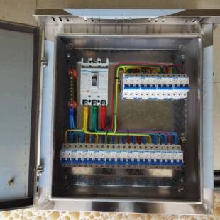 低压成套配电箱工地三级箱照明三相四线电表箱家用电源户外落地柜