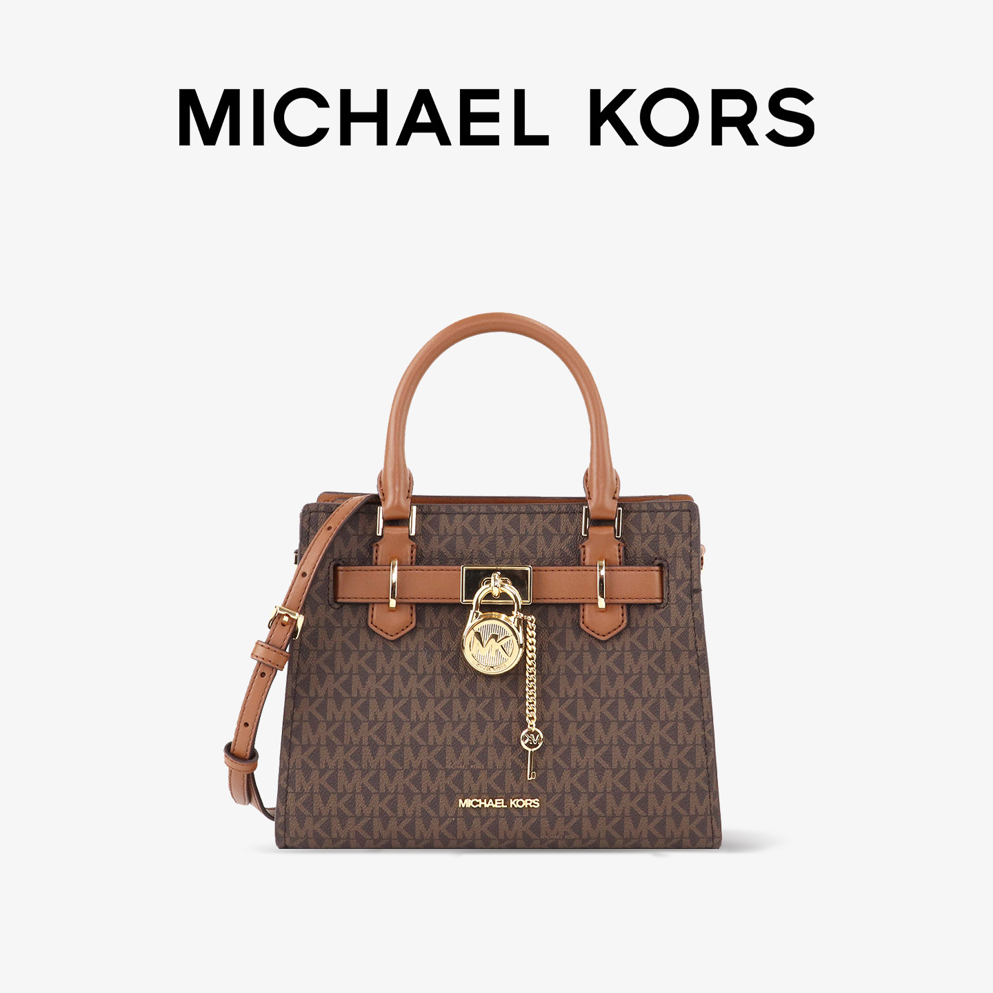 【618礼物】Michael Kors夏季新款中号方形手提包mk斜挎包送女友