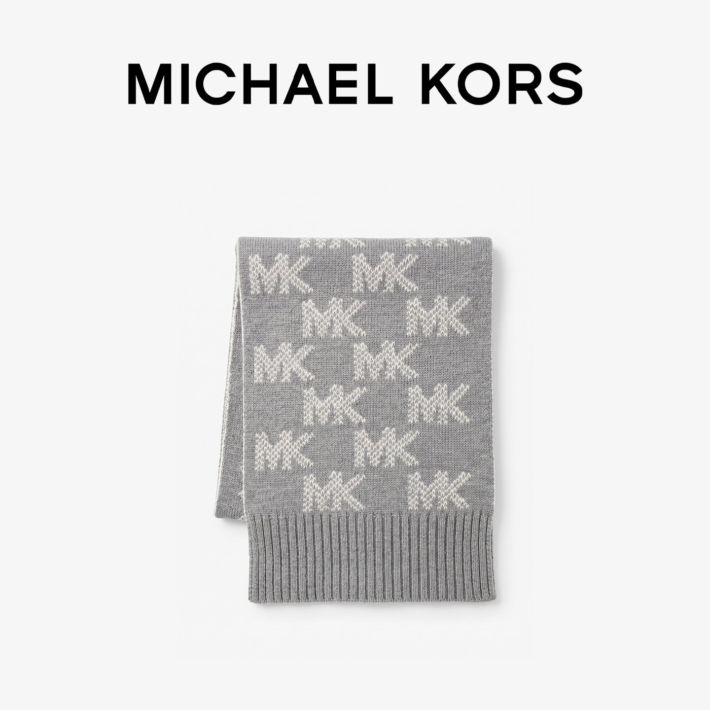 MICHAEL KORS MK官方26年新款女士围巾丝巾印花轻熟风保暖披肩