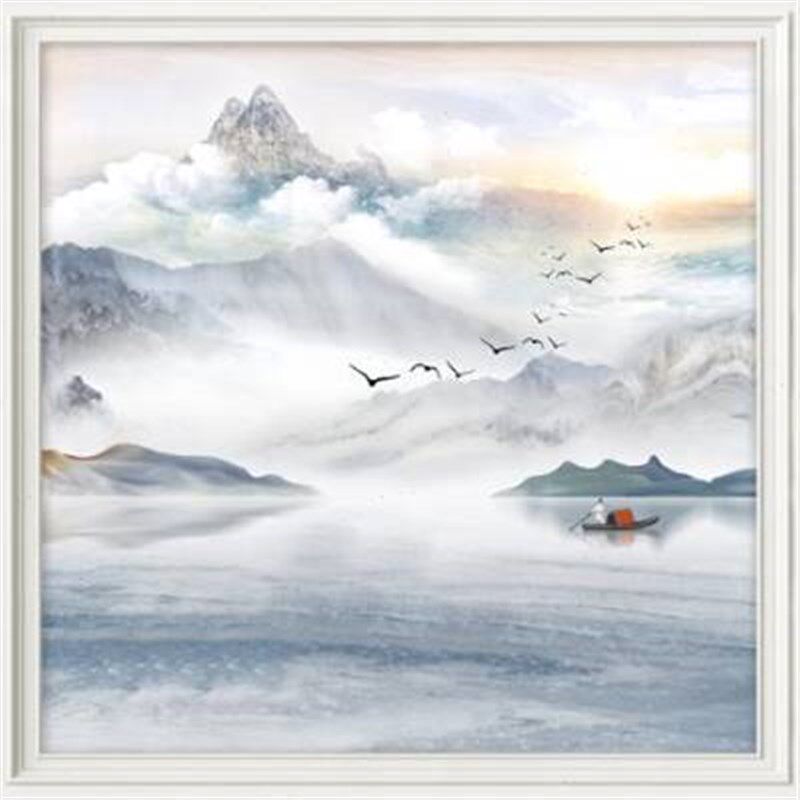 新款简约现代中式客厅电视背景墙壁纸大理石纹8d立体壁画大气影视