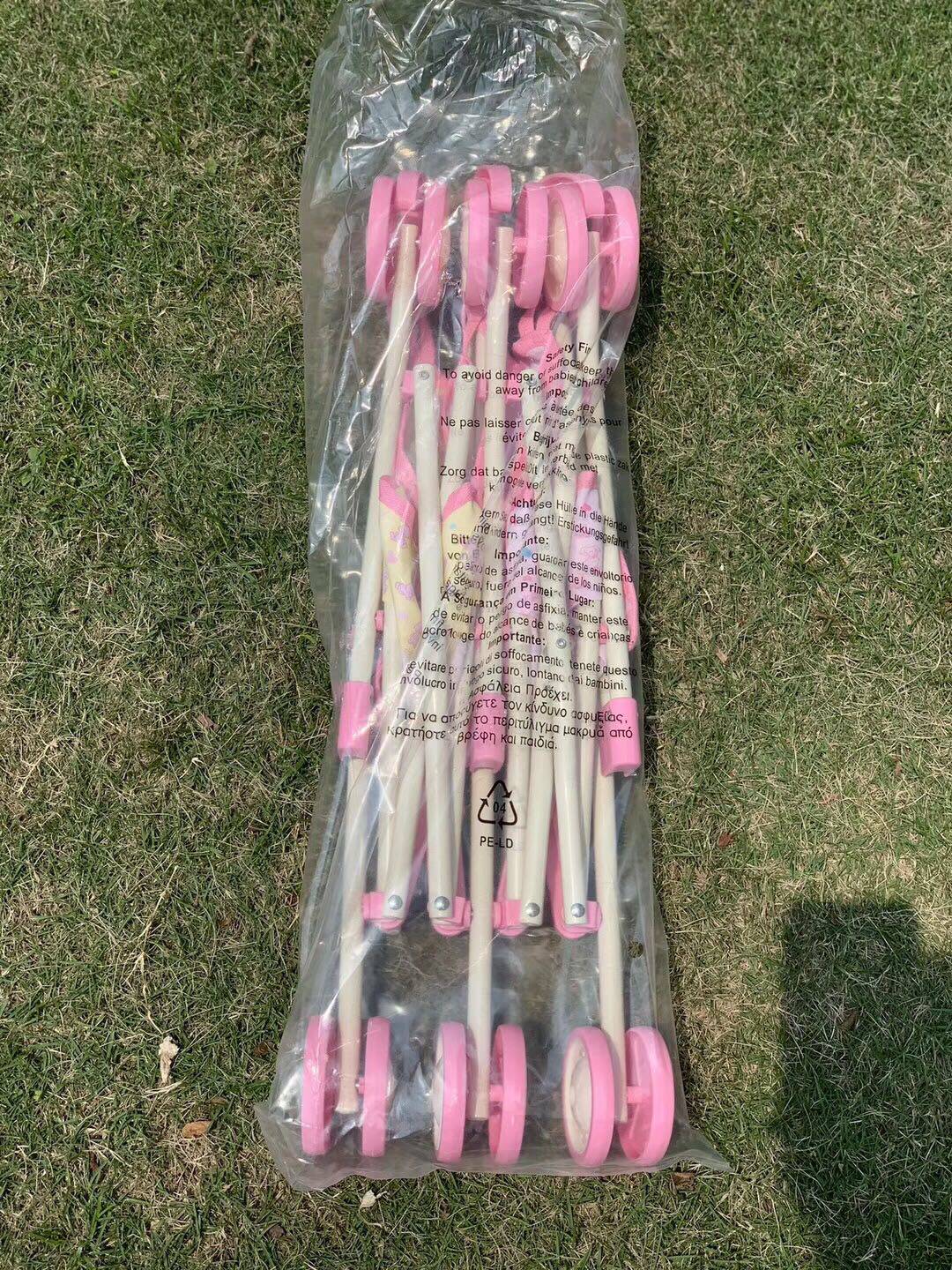 儿童玩具推h车布娃娃手推车双胞胎婴儿推车玩具