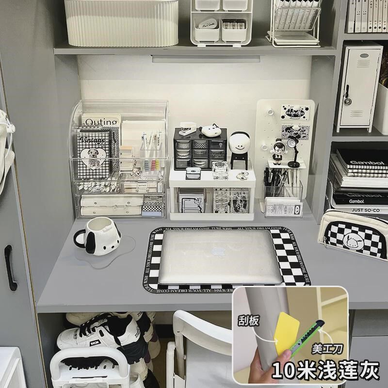 大学生好改造宿舍物寝室书桌衣柜贴纸壁纸墙纸自粘防水防潮新款