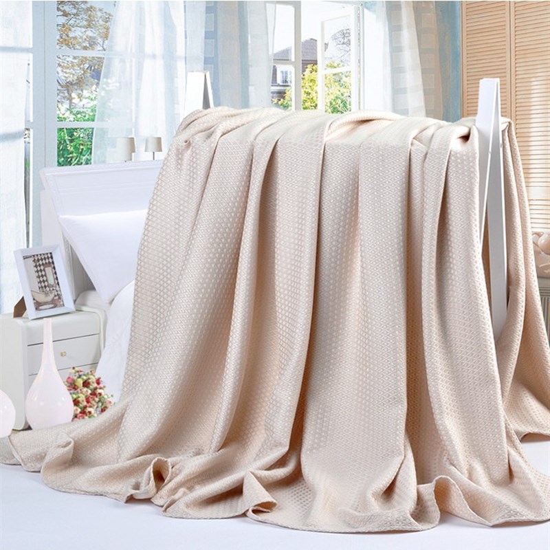 竹纤维盖毯毛巾被单双人午睡宝宝全竹炭空调毯毛毯夏凉被婴儿新品