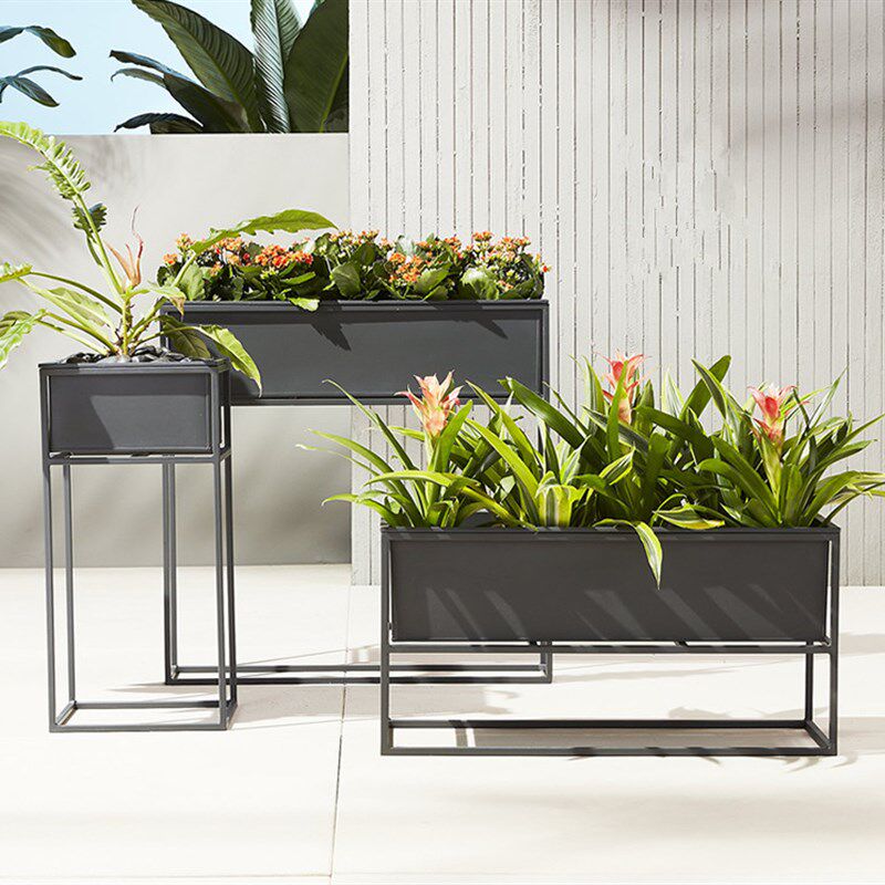 室内种植箱爬藤支架蔬菜花盆花箱栅栏花槽屋顶P阳台方形大号种菜