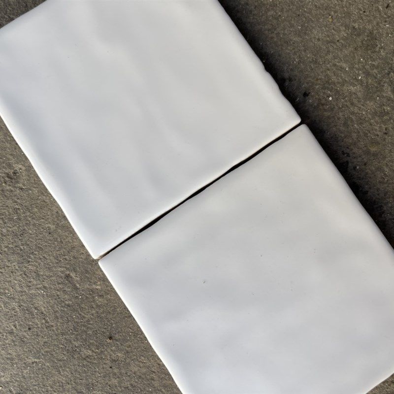 100X100机制手工砖波浪边模具面亮光釉面砖柔光白色墙砖瓷砖厨卫