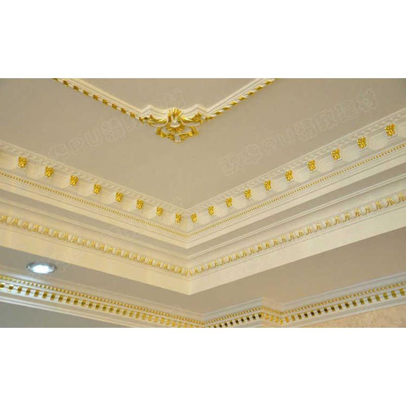 PU线条法式装修吊顶客厅天花欧式顶角线条装饰白色免漆阴角仿石膏