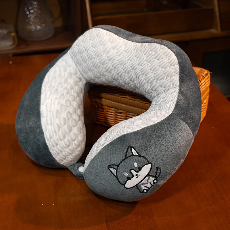 冰豆豆飞机枕u型枕旅行枕头颈椎Bpp棉头枕脖枕护脖子护颈枕汽车