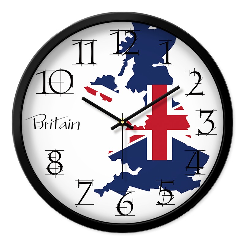 世界时区公司地图挂钟酒店宾馆大堂前台客厅时钟大.厅多国钟表