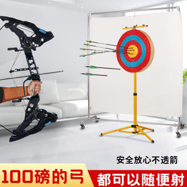 箭挡靶布箭靶安全移动移动防护墙箭支阻挡