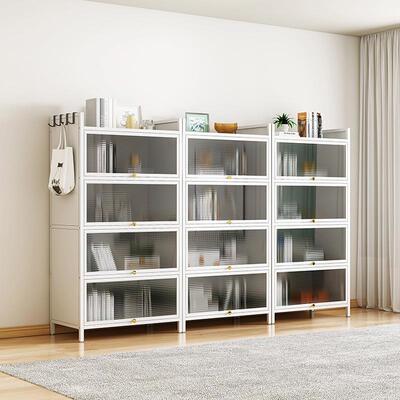 铁皮文件柜落地办公室资料柜现代简约办公柜简易靠墙家用储物柜子