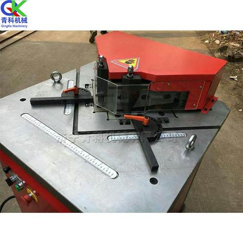 青科牌 90 度液压切角机 仪表仪器制作剪角机 不锈钢板倒角机