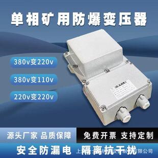 供应bbk1kva防爆行灯矿用变压器单相220v变12v127v36v24v48照明