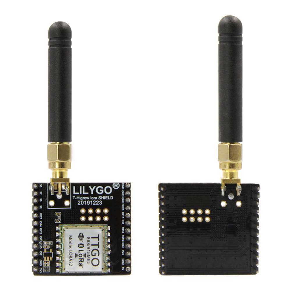 LILYGO?TTGO T-Higrow LoRa Shield 868 / 915Mhz功能扩展板